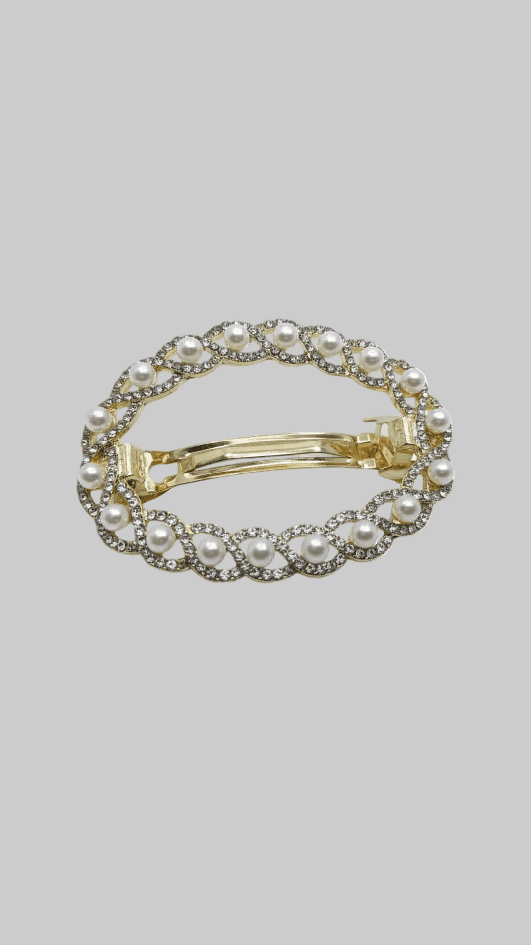 Forever Pearl Hair Clip Hair Back Clip Rhinestone Hair Clip Hair Accessories Wedding Hair Wear Barrette Bridal Hair Accessories for Women and Girls