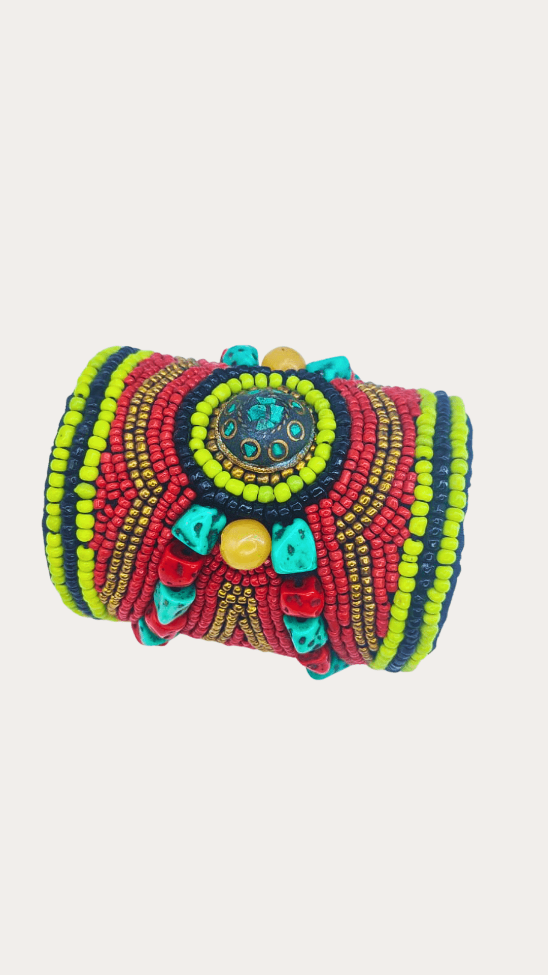Ladakhi Tibetian Turquoise Cuff Handmade Bangle