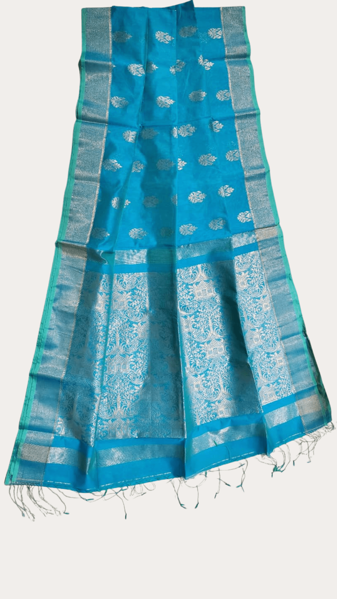Cotton silk Benarasi saree