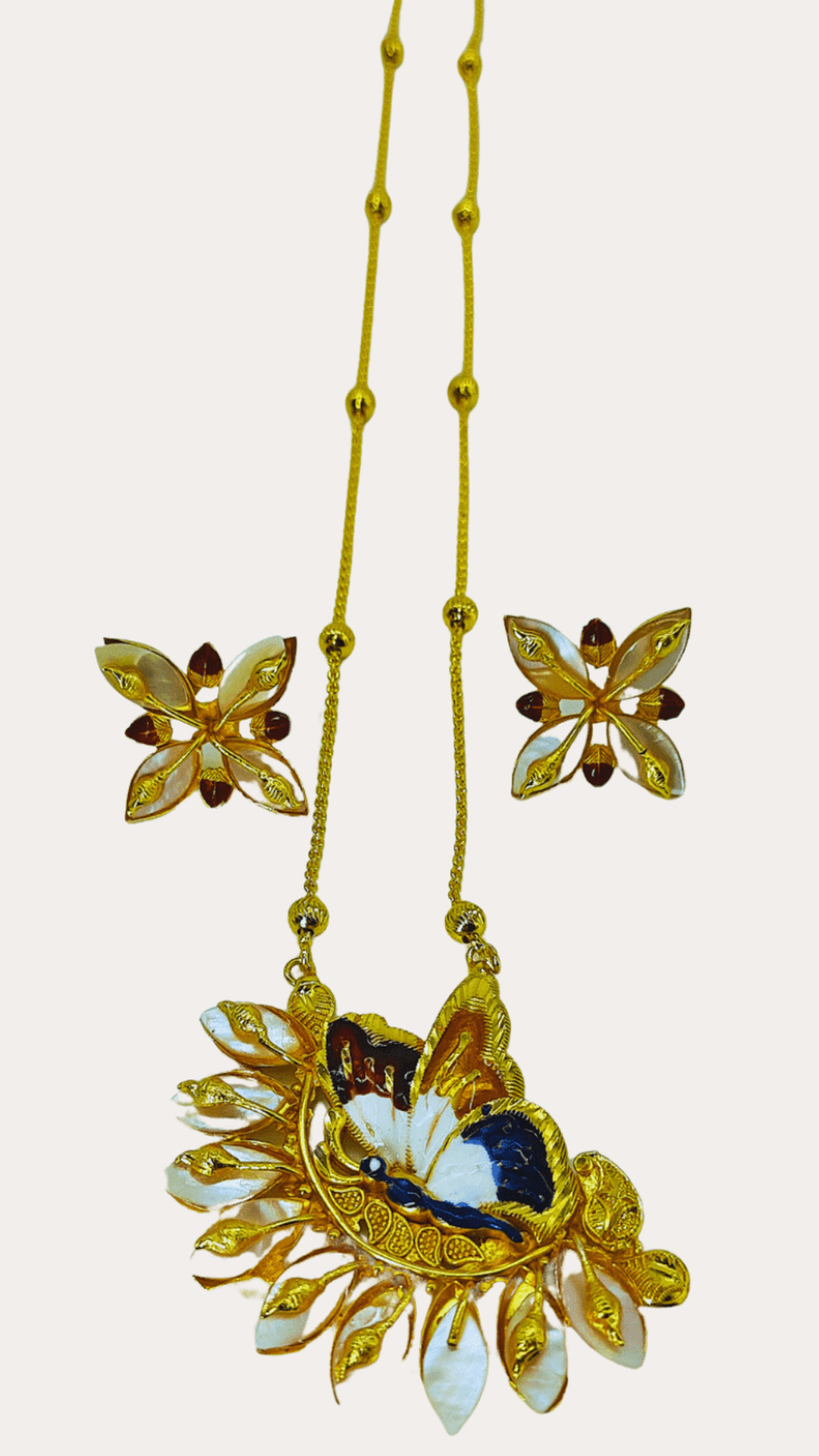 Gold Plated Shell Tie Chain