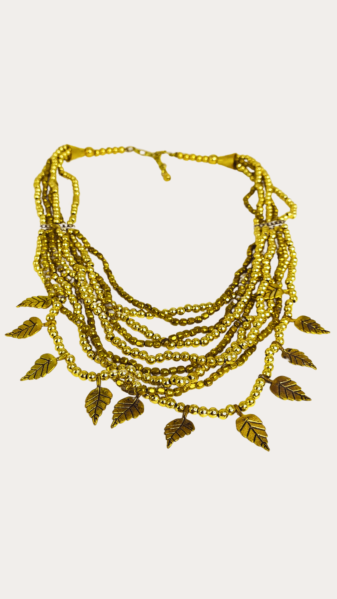 Trib Golen & Silvery Layered Necklace