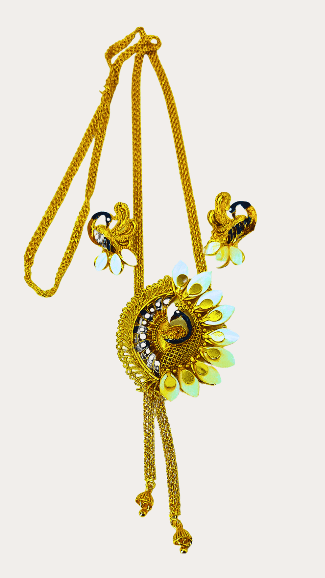 Gold Plated Shell Tie Chain