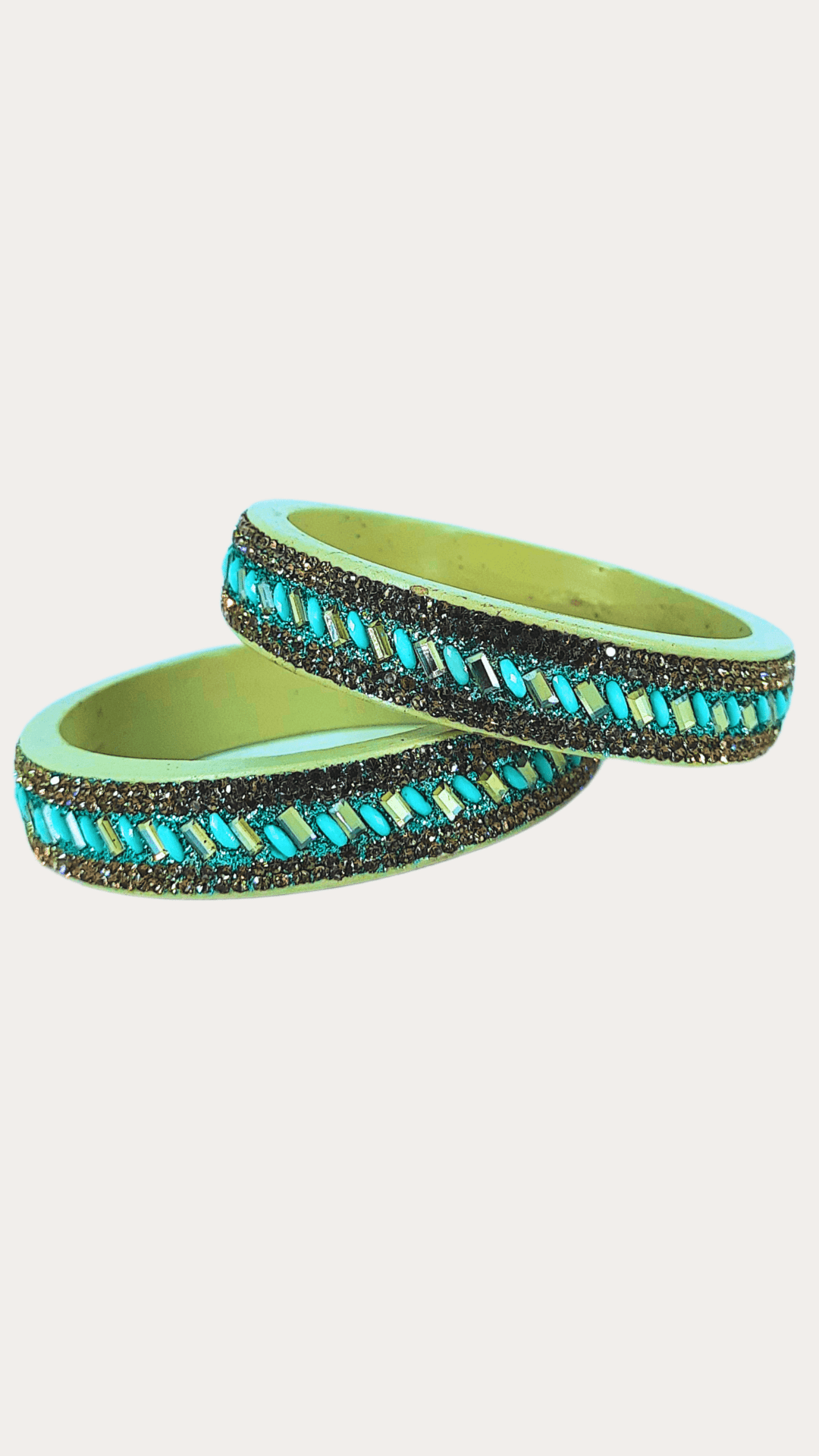 Traditional Rajasthani Handmade Jaipuri Lakh Bangle Kada Chudi 2.6