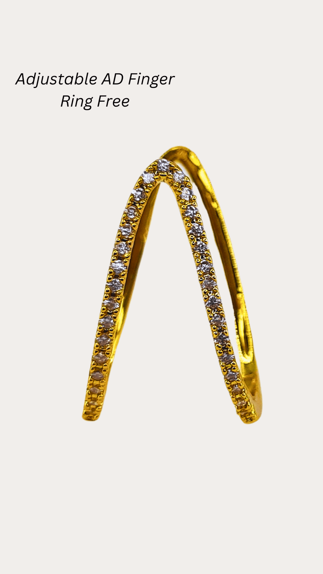 Anti Tarnish Different Shaped 4 PCS COMBO Earrings With Free Adjustable Finger Ring