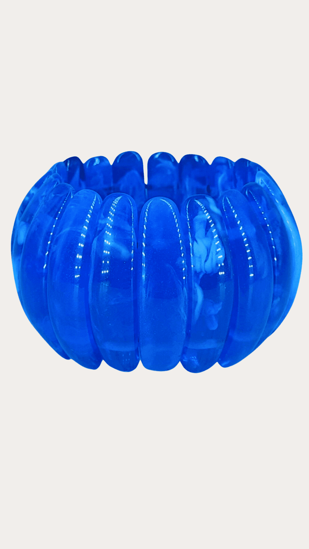 Blue Plastic Beads Bracelet For Girls