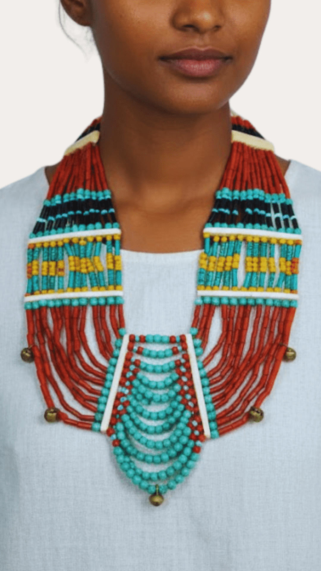 Tribal Naga Beads Necklace For Women
