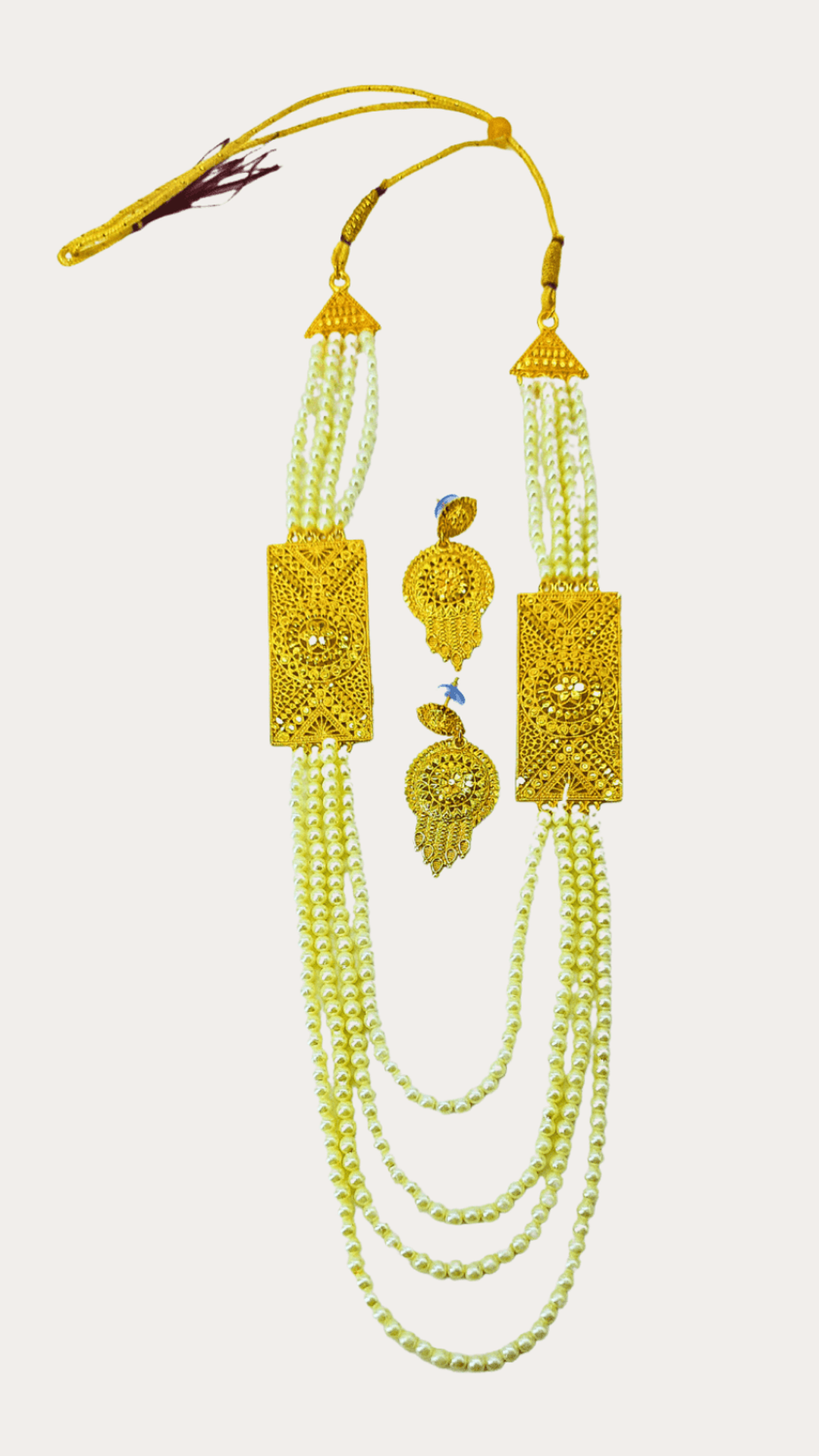 Moti Gold Plated Necklace