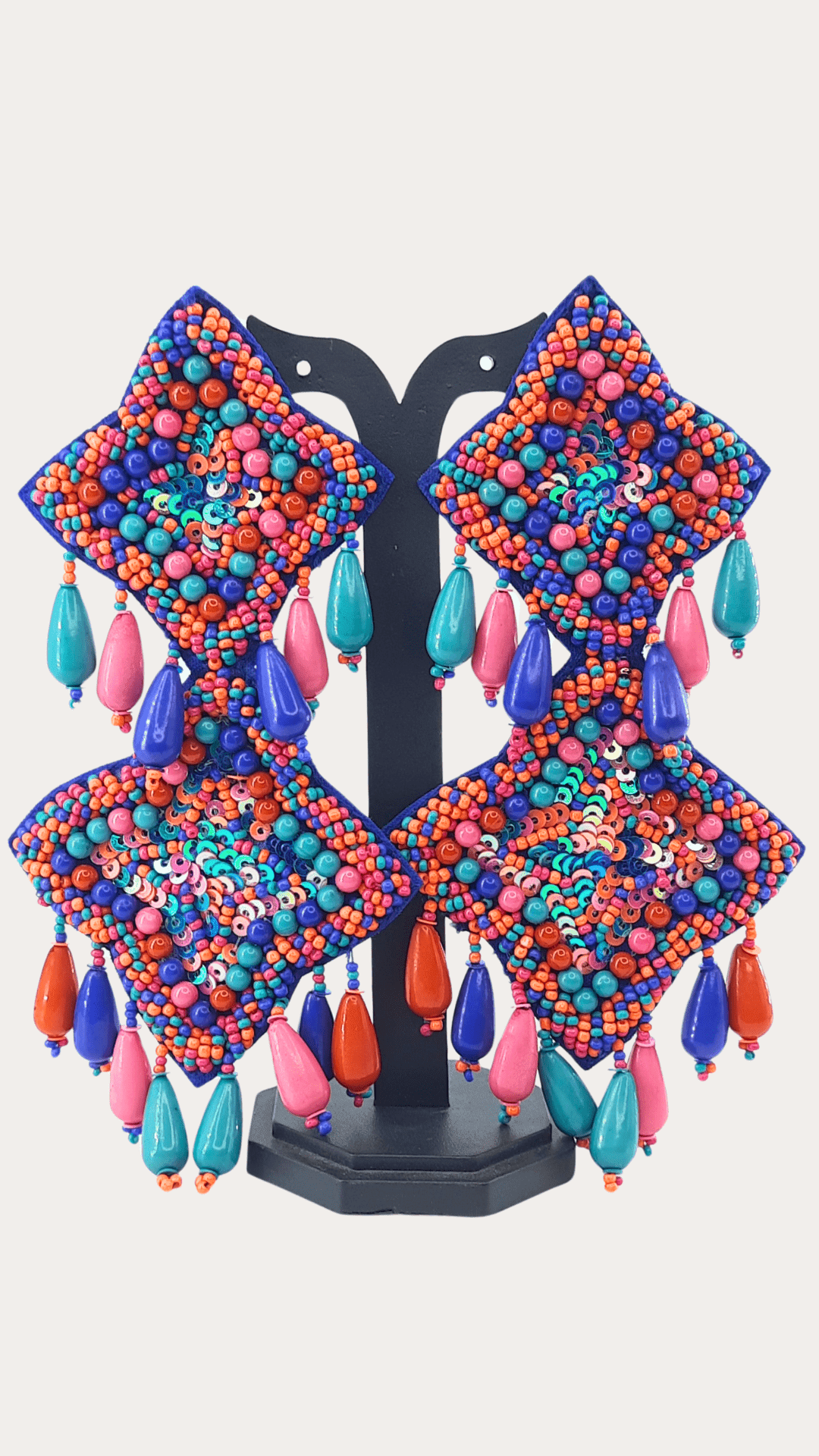 Multicolour Beads Earrings for Girls