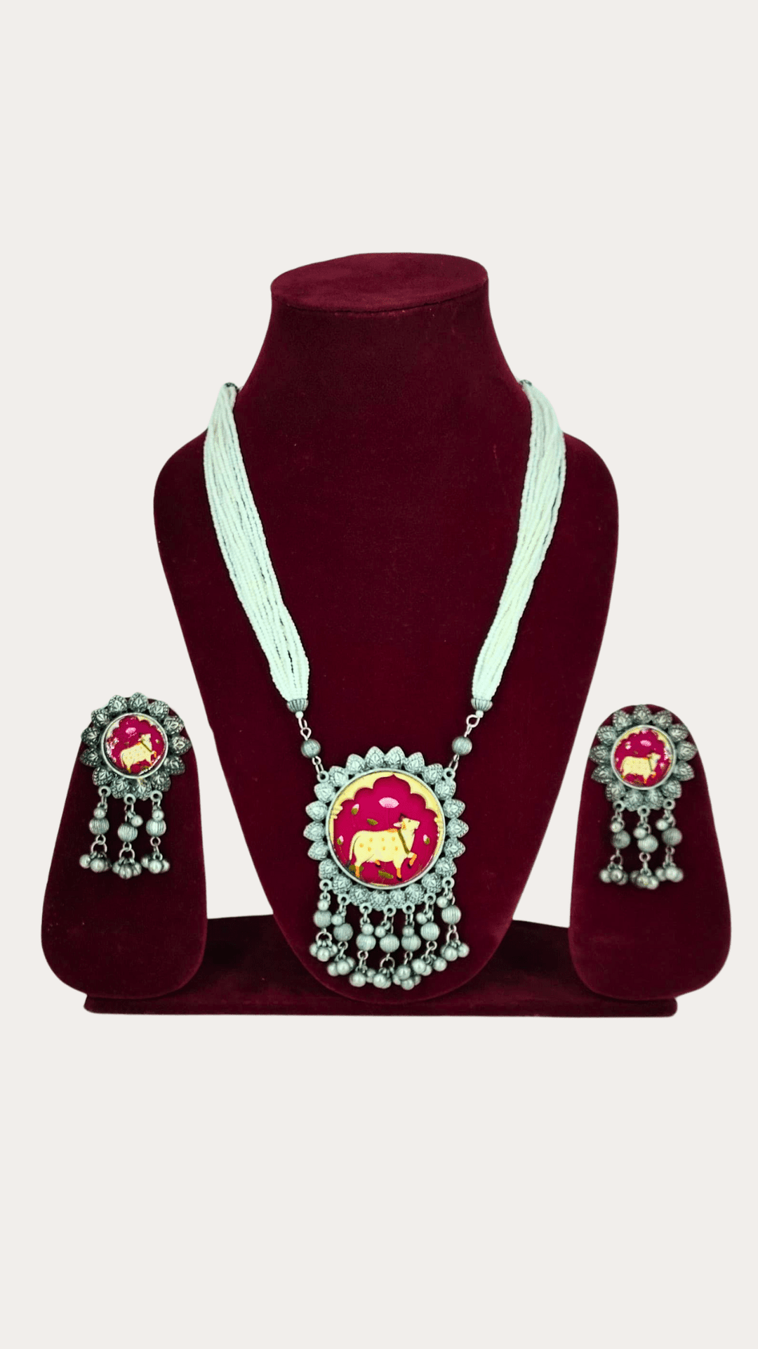 MADHUBANI OXY LONG NECKLACE SET