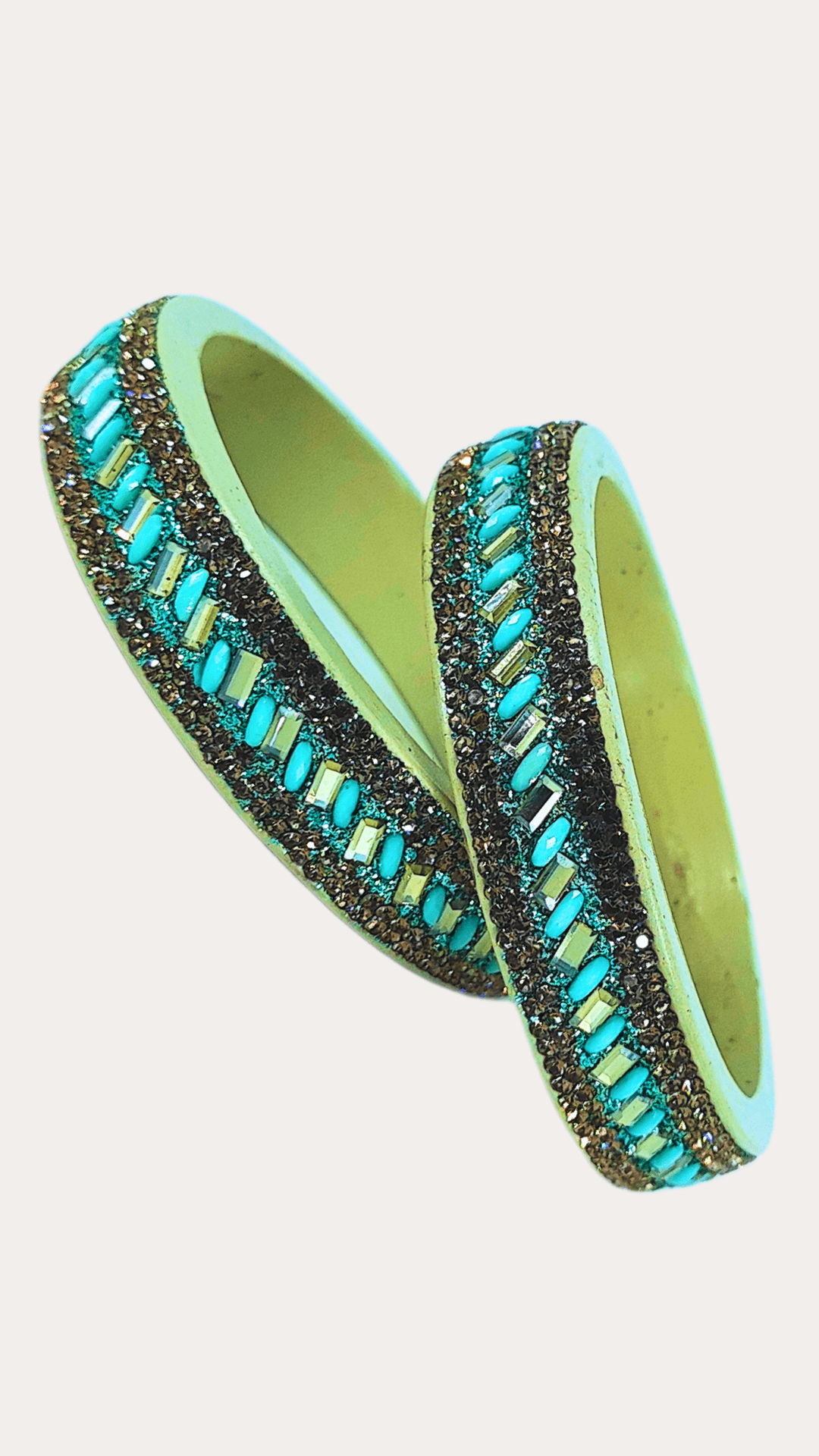 Traditional Rajasthani Handmade Jaipuri Lakh Bangle Kada Chudi 2.6