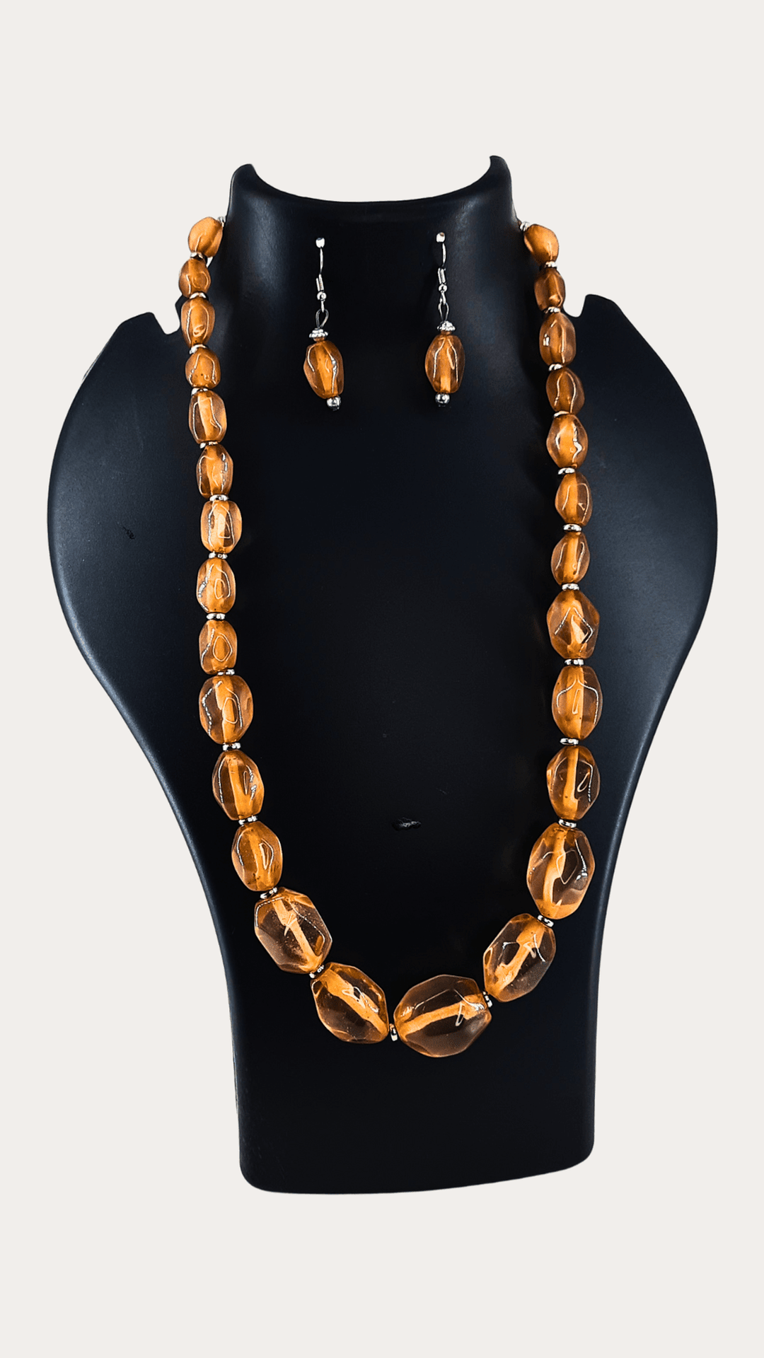 Chunky Necklace,Multi Strand Beads Necklace,