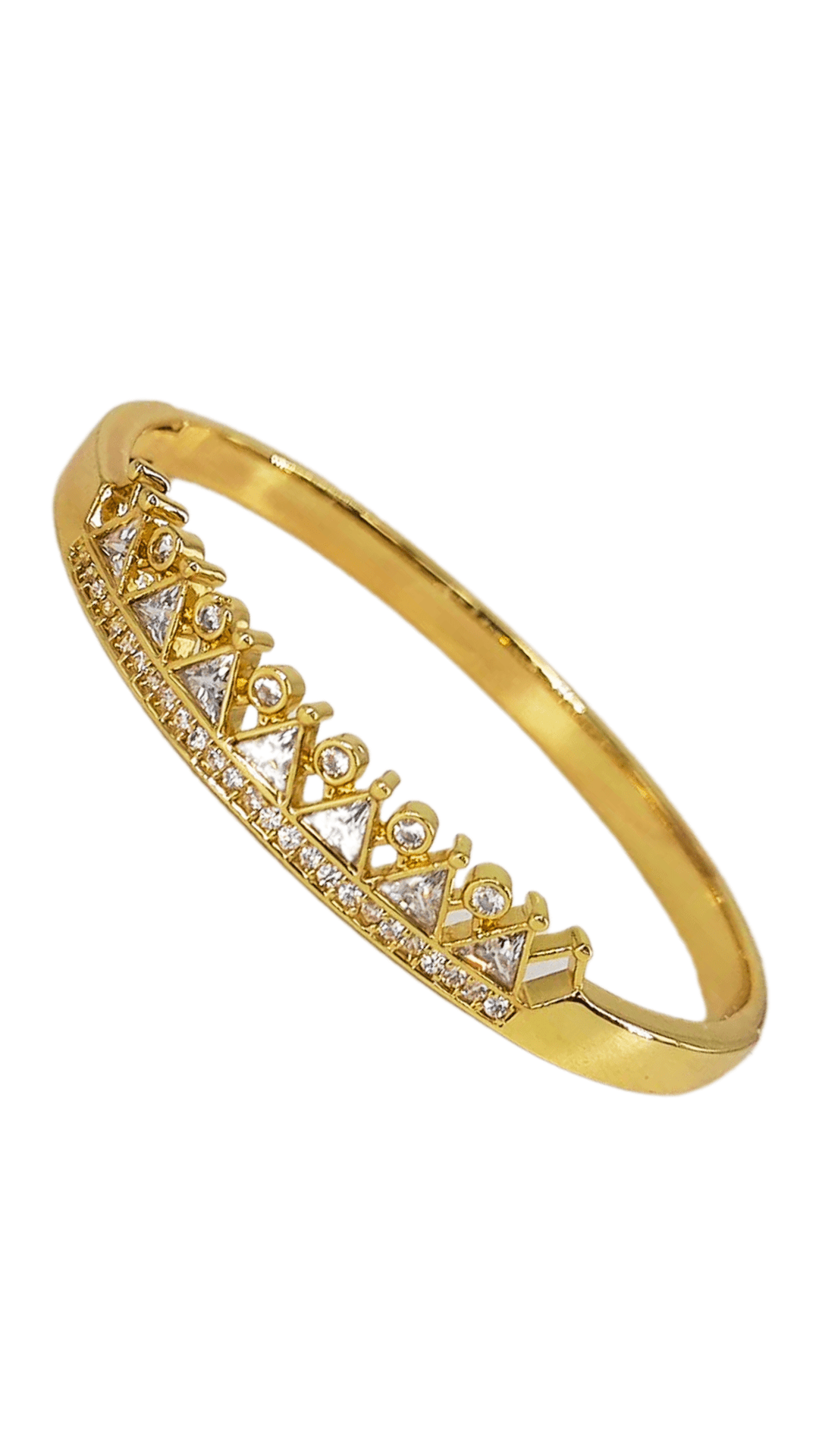 Anti Tarnish Studded Cuff Bracelet For Women and Girls, Stylish Kada Variant Style Available