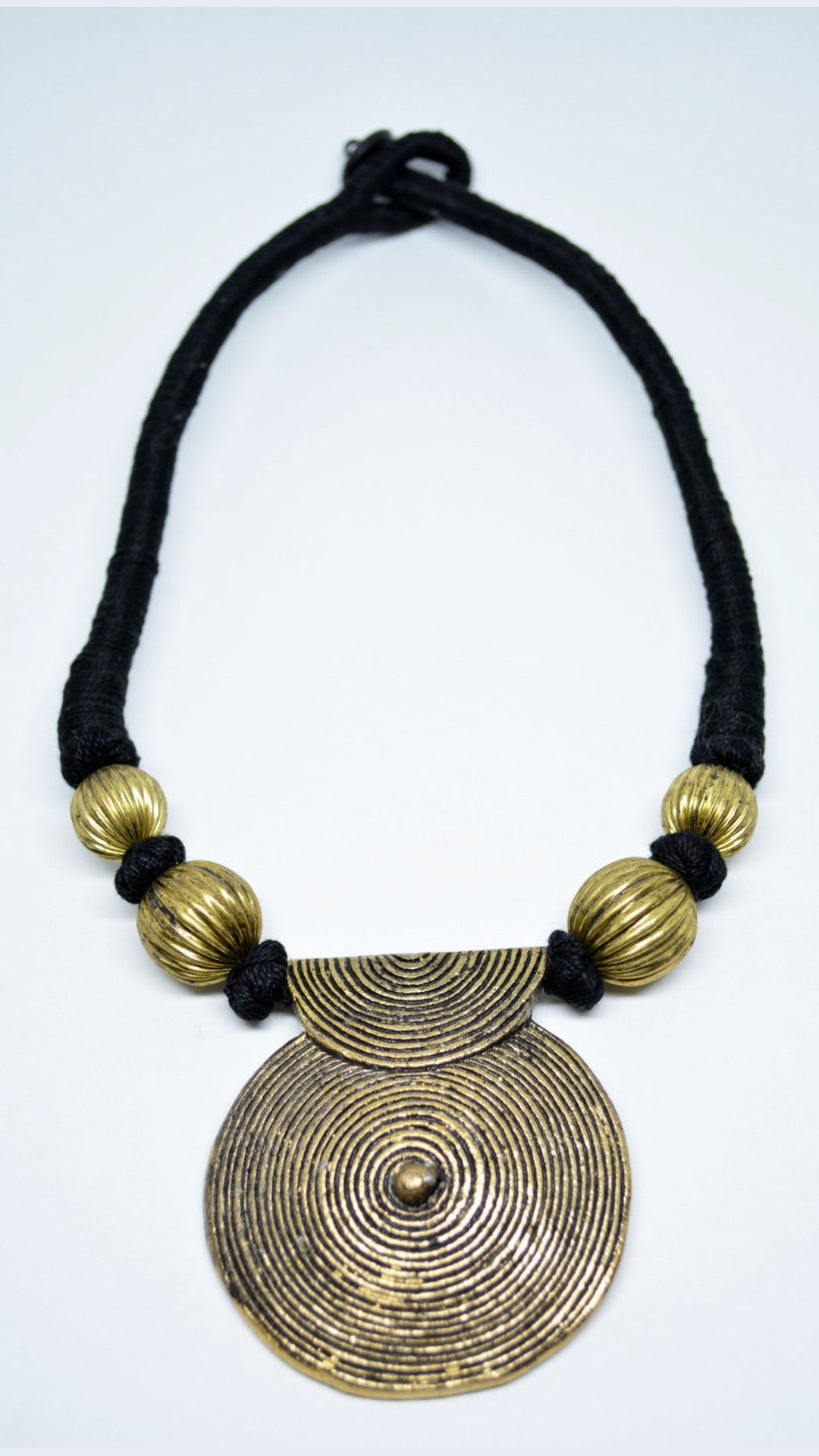 Oxidised Indian tribal necklace