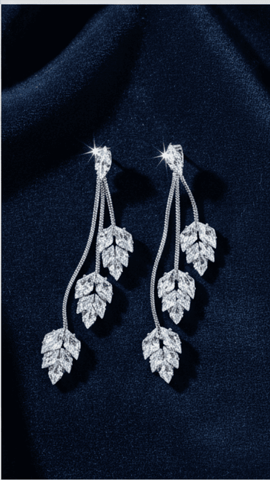 Korean Golden&silver Leaf Drop Earring Pack of 2