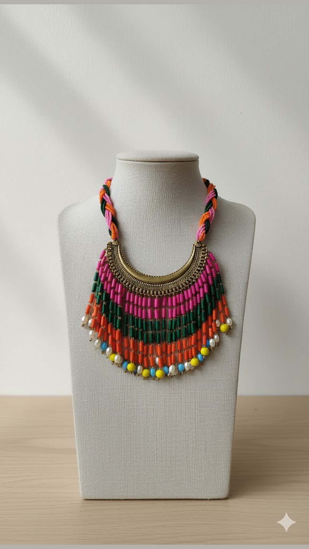 Tribal Boho Afghani Designer Trending Necklace