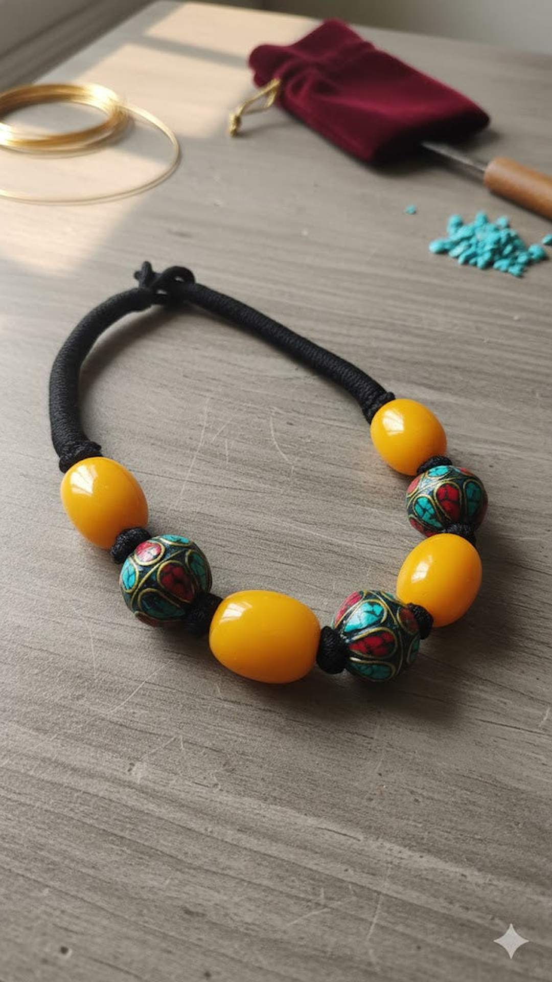 Nepali Handmade Tribal Tibetan Naga Antique Necklace.