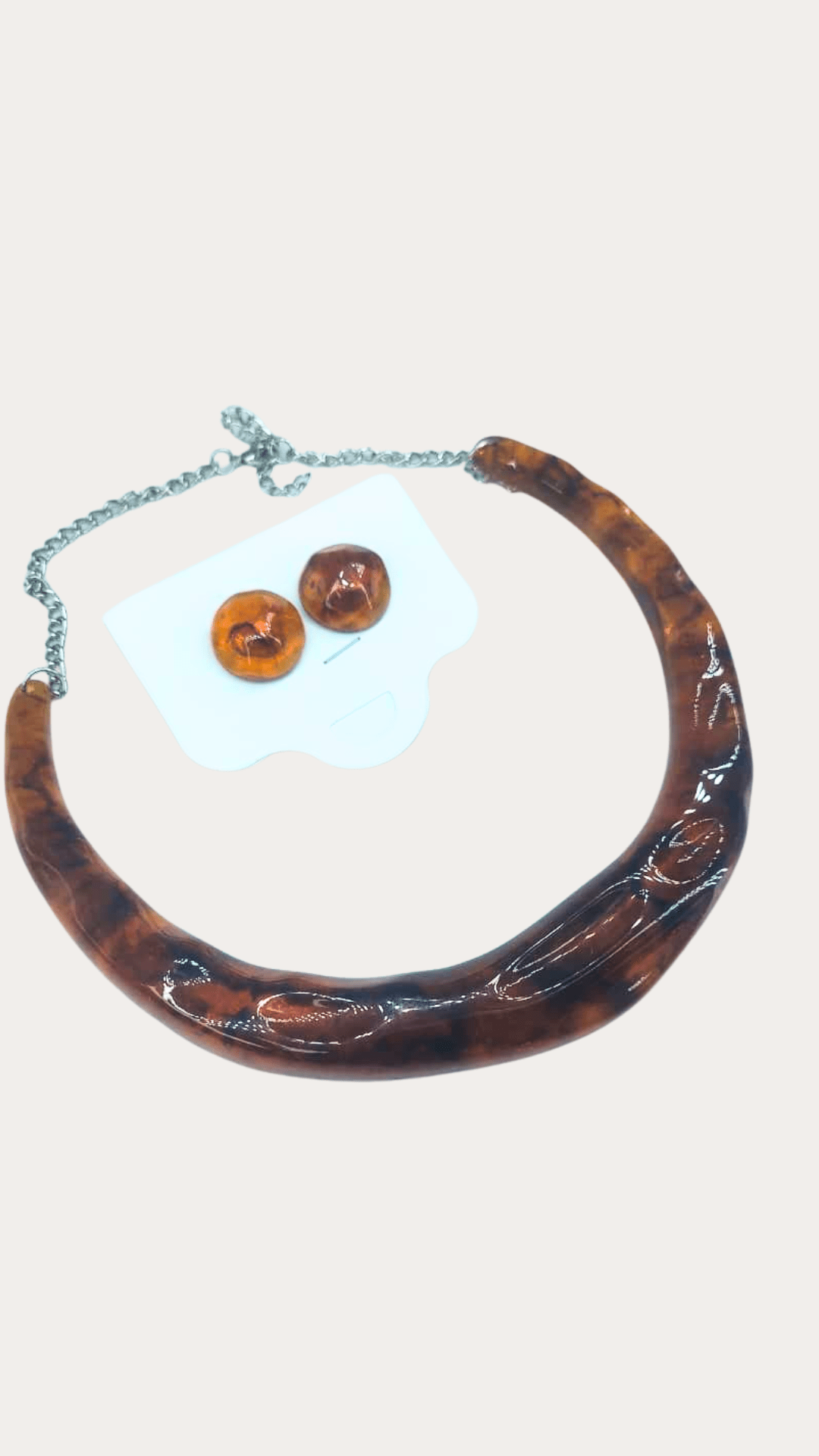 Resin Necklace Set For Women