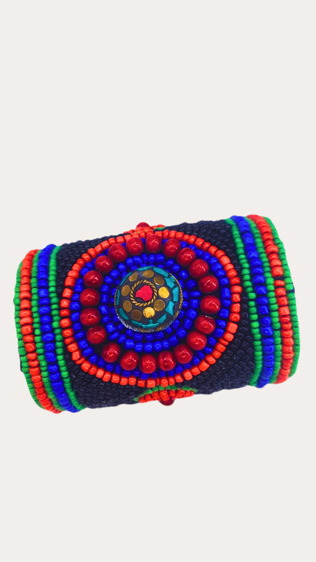 Ladakhi Tibetian Turquoise Cuff Handmade Bangle