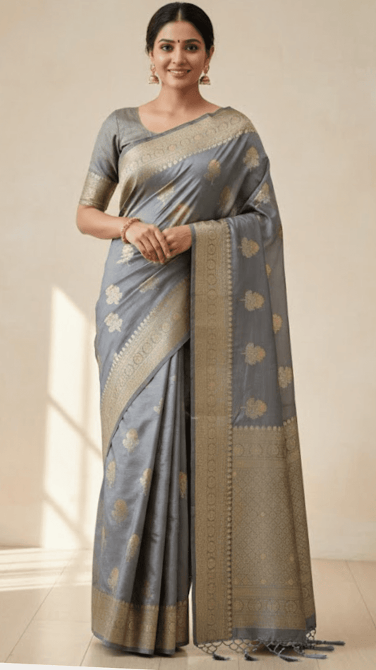 Dola Silk Saree With Bp