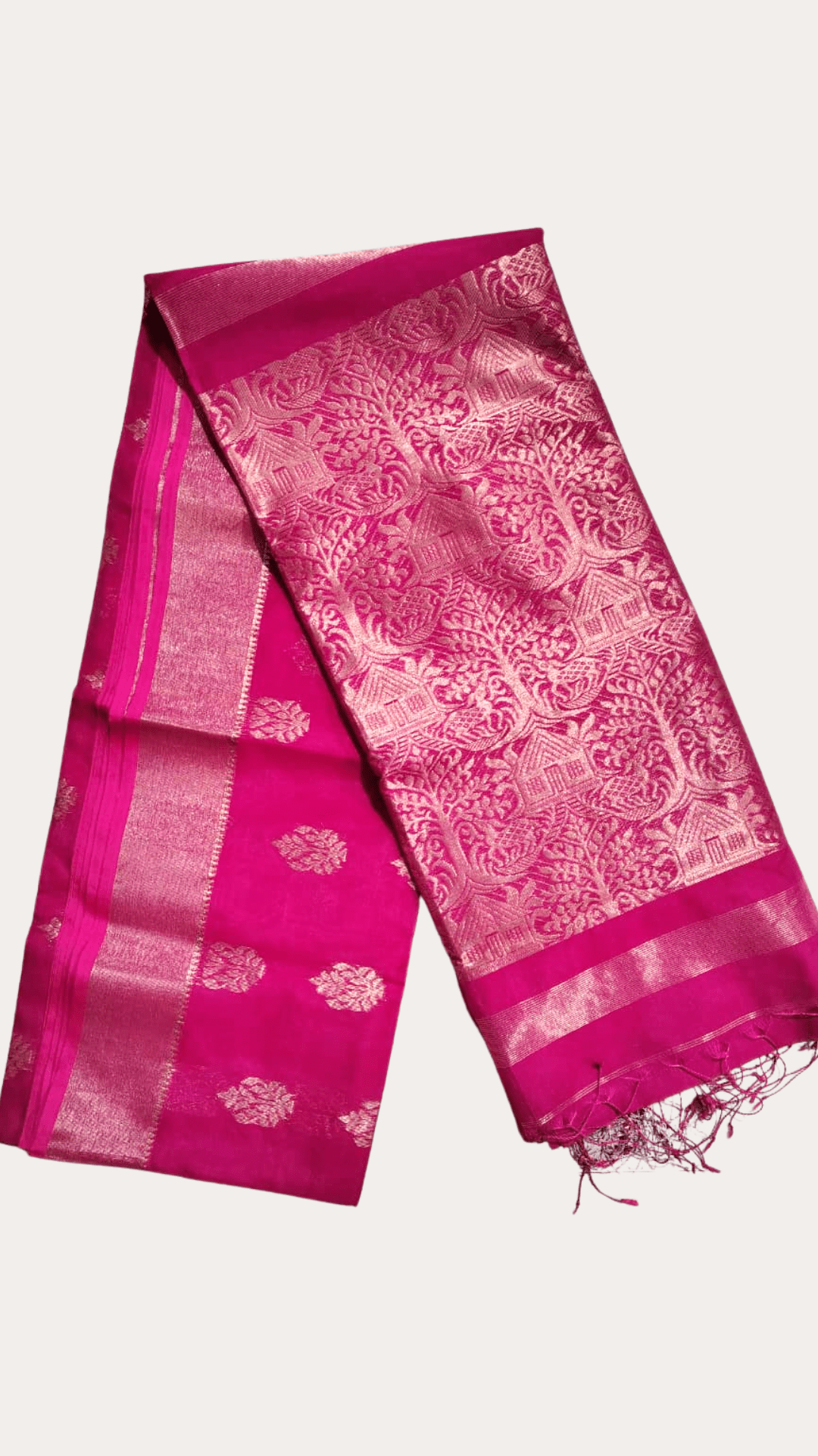 Cotton silk Benarasi saree