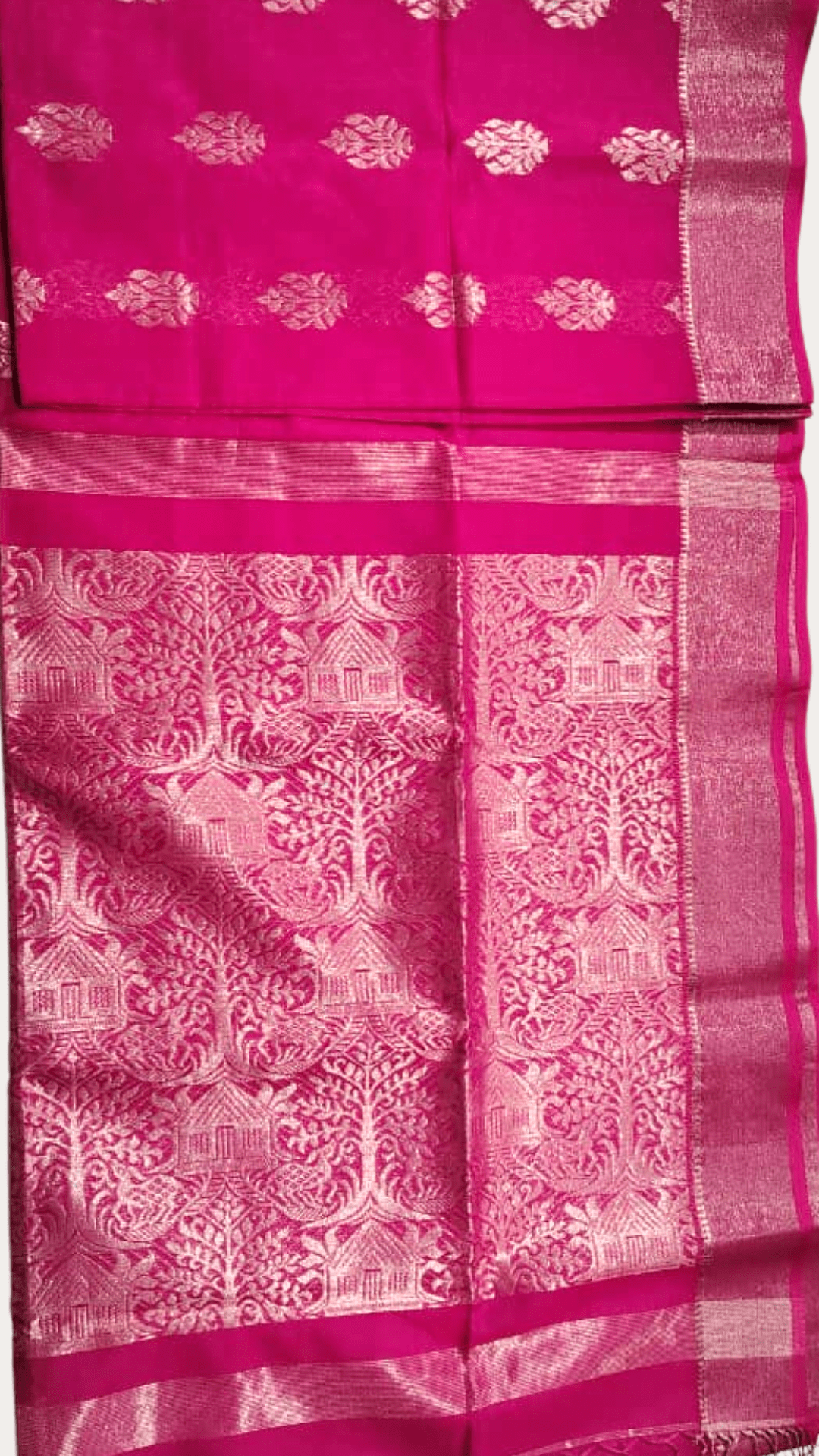 Cotton silk Benarasi saree