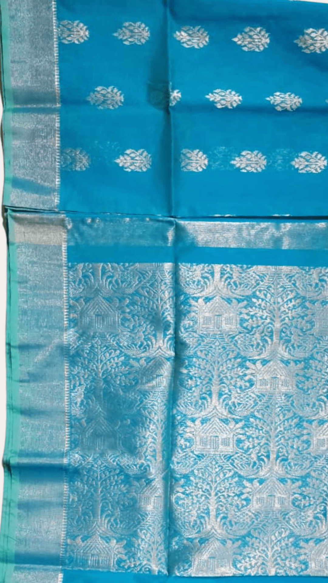 Cotton silk Benarasi saree