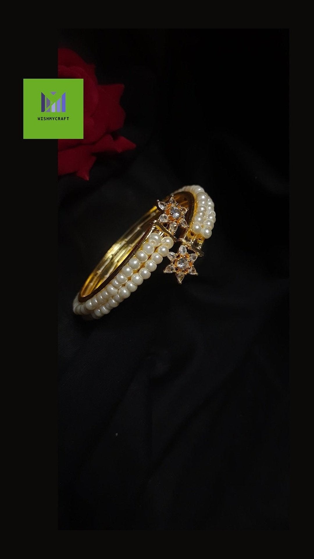 TRENDY PEARL BANGLE
