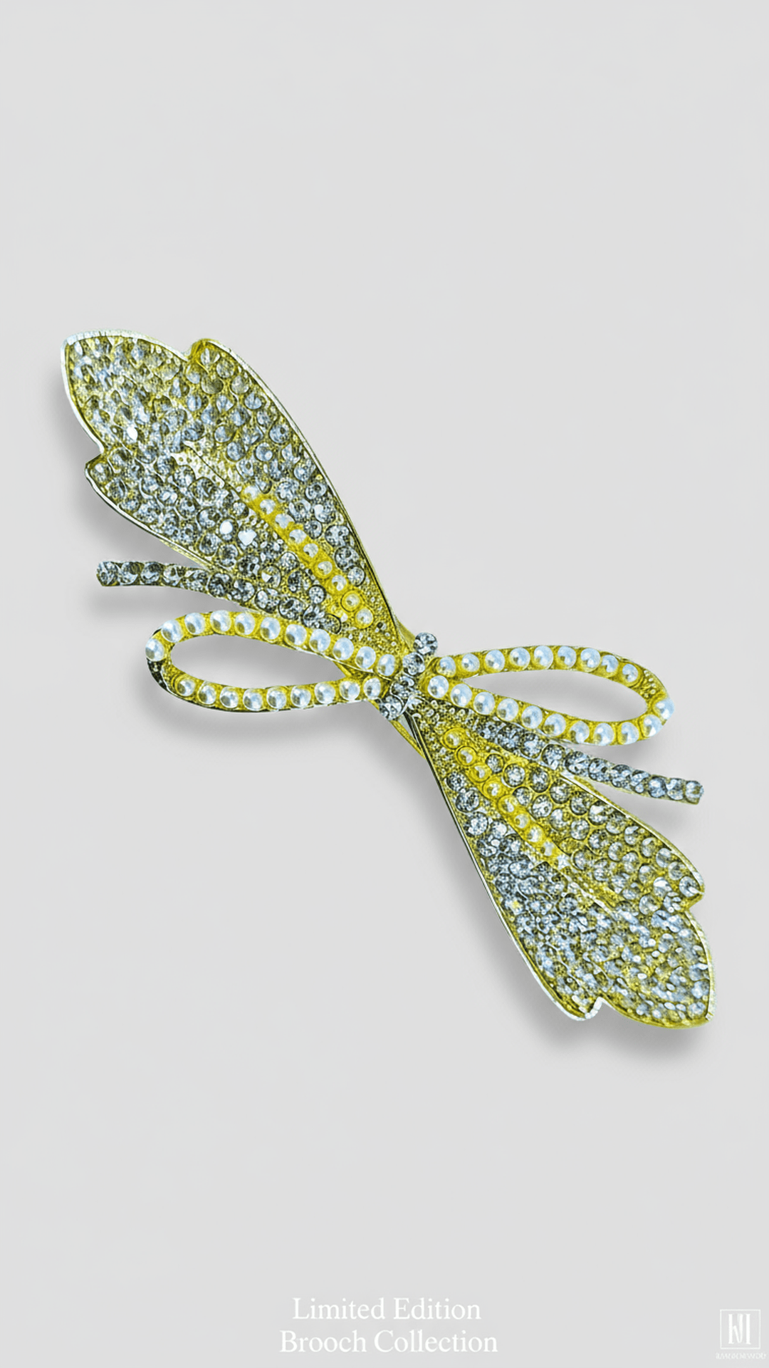 Gift Cubic Zirconia Pearl Bow Back Clip Hair Accessories