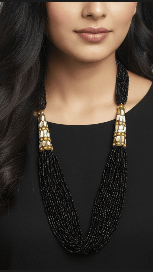 Trib Tiny Beads Tibetian Necklace For Women & Girls