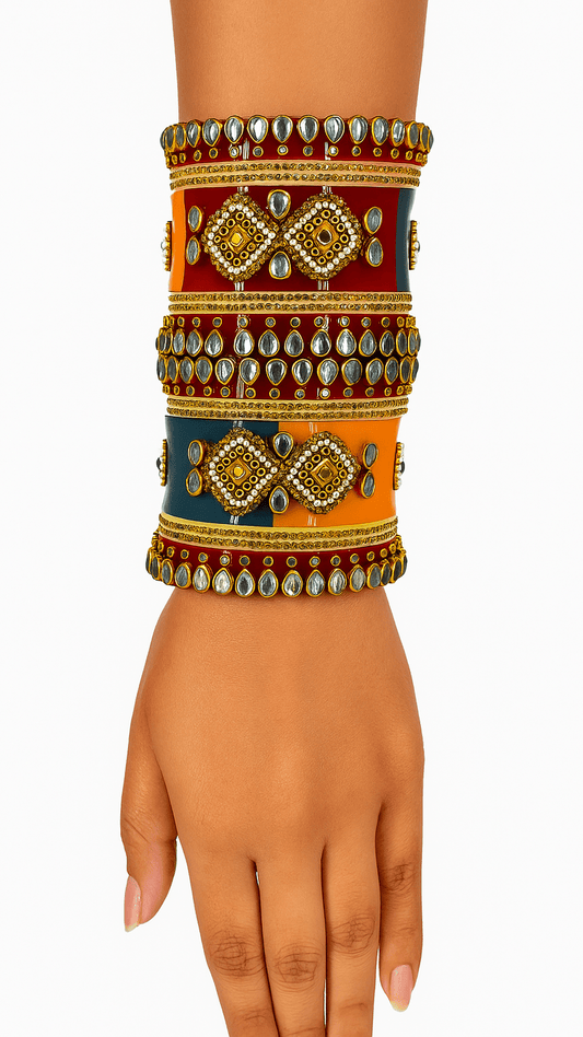 Traditional Multi colour chuda 2.8