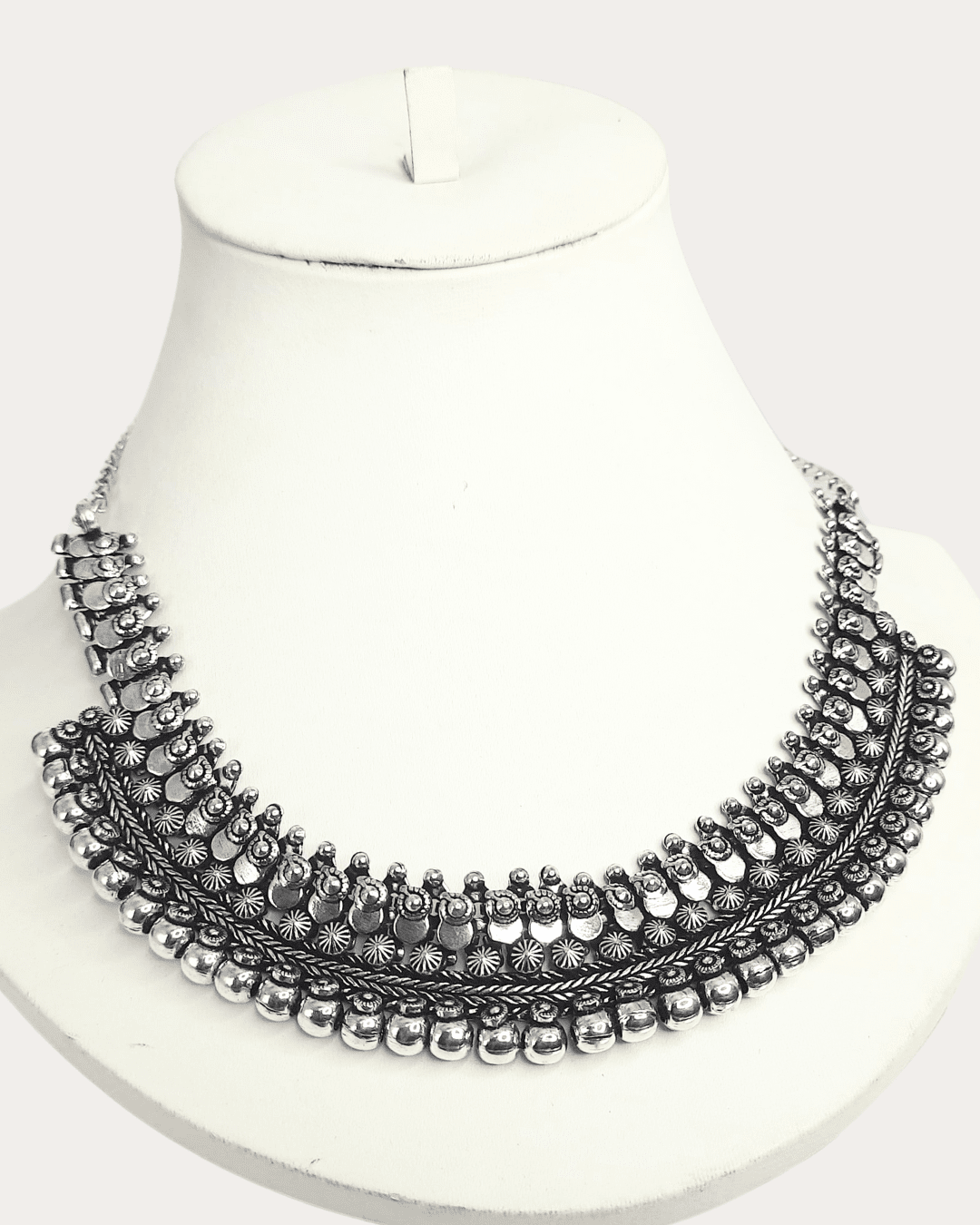 Oxidize Necklace With Jhumka