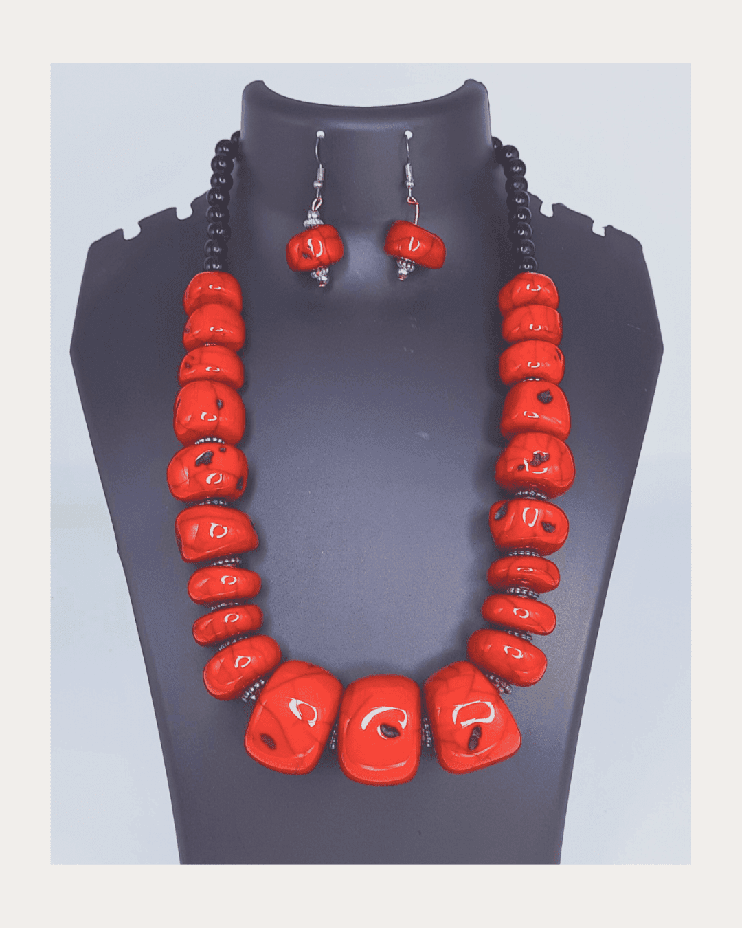 Beads Red Necklace