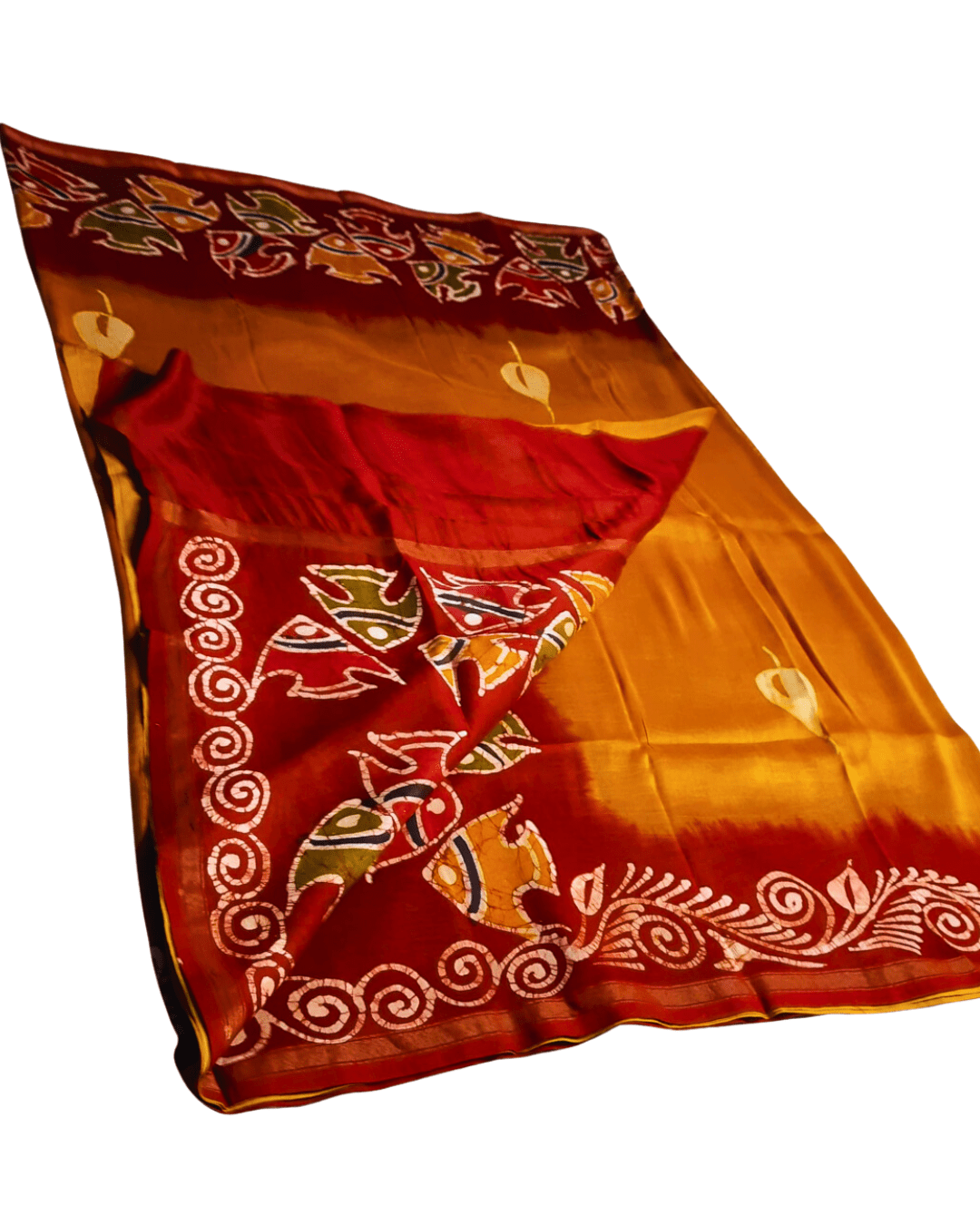 PURE BATIK CHANDERI SILK SAREE