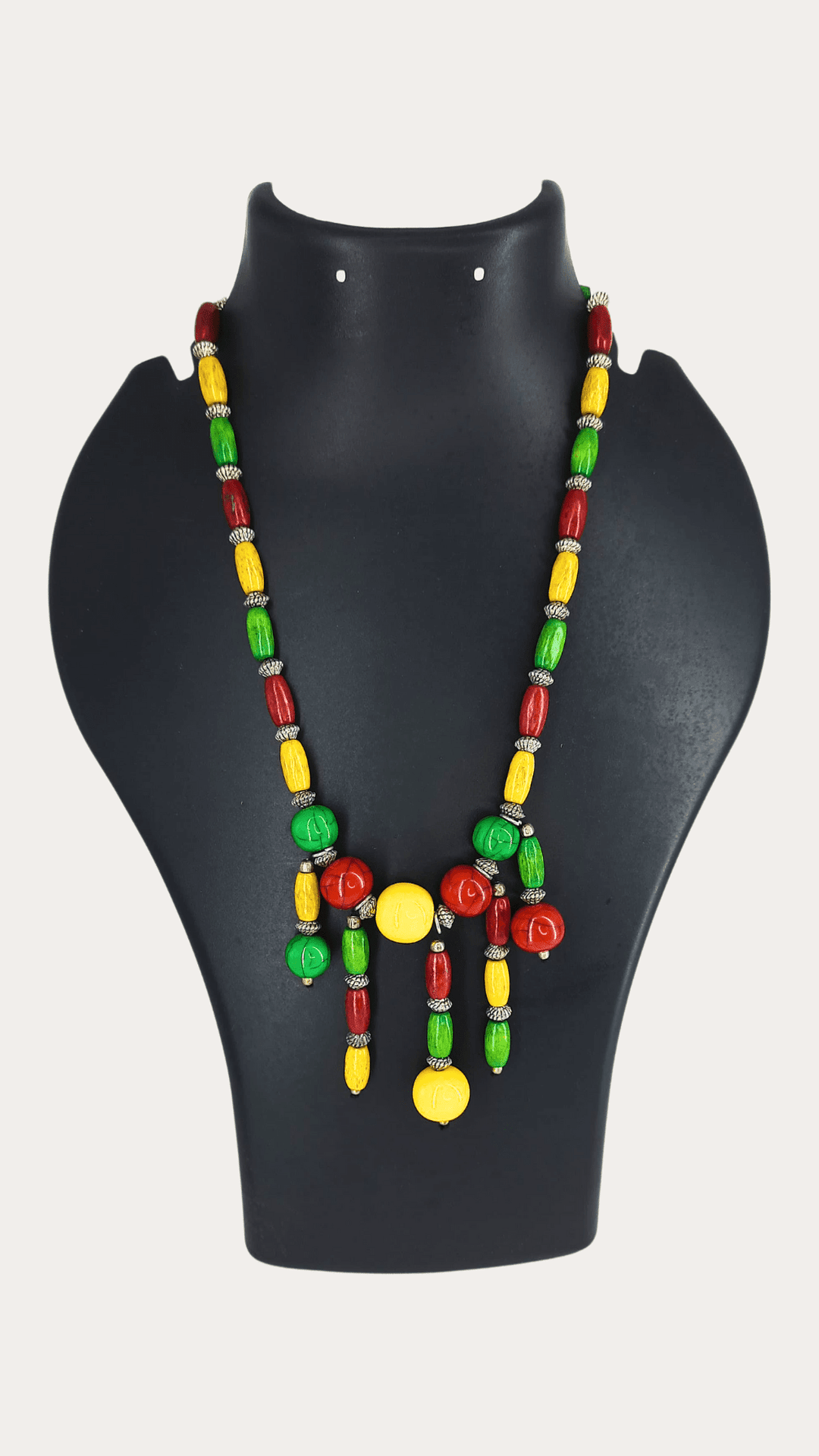Wooden Colourful Beads Autism Awareness Lanyard