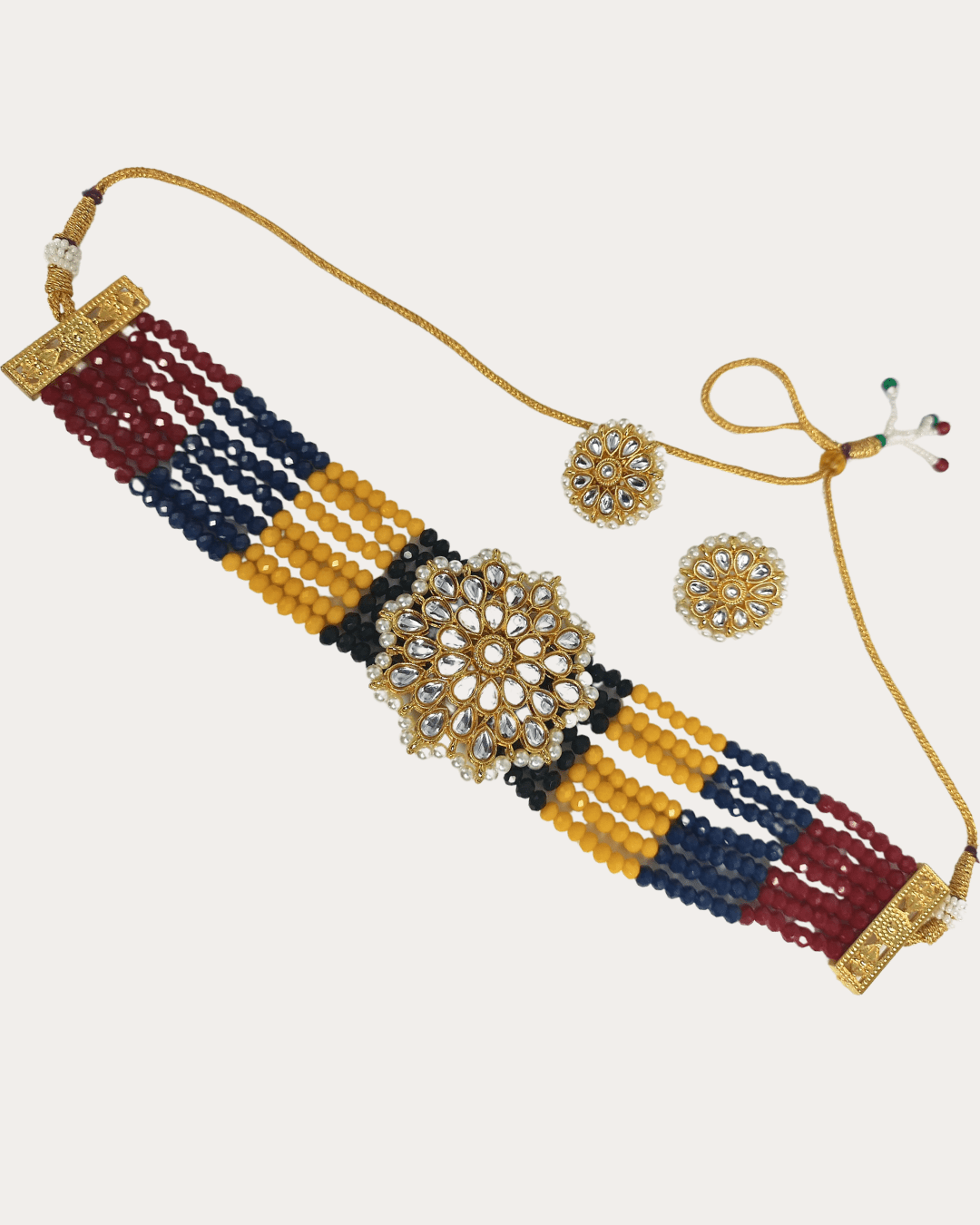 Kundan Crystal Choker