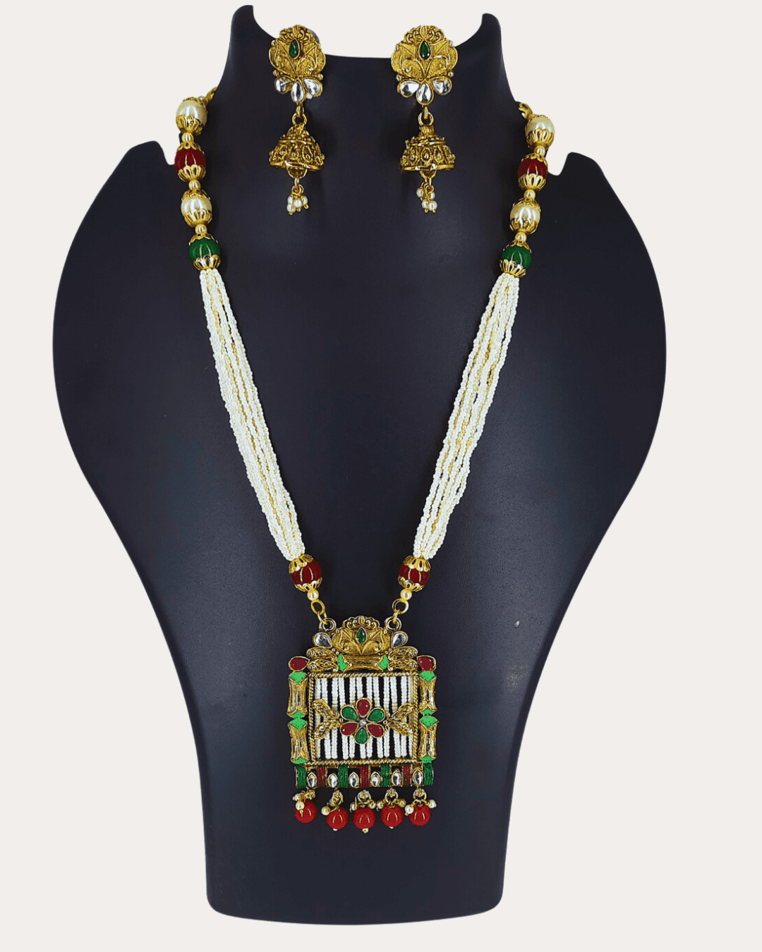 Kundan Moti Necklace