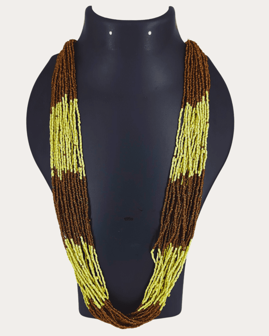 Trib Long Seed Bead Necklace