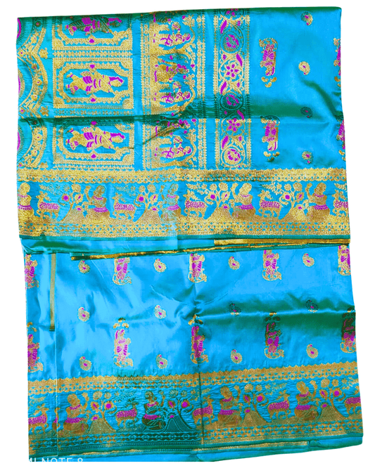 SWARNACHURI DUAL TONE COLOUR SAREE