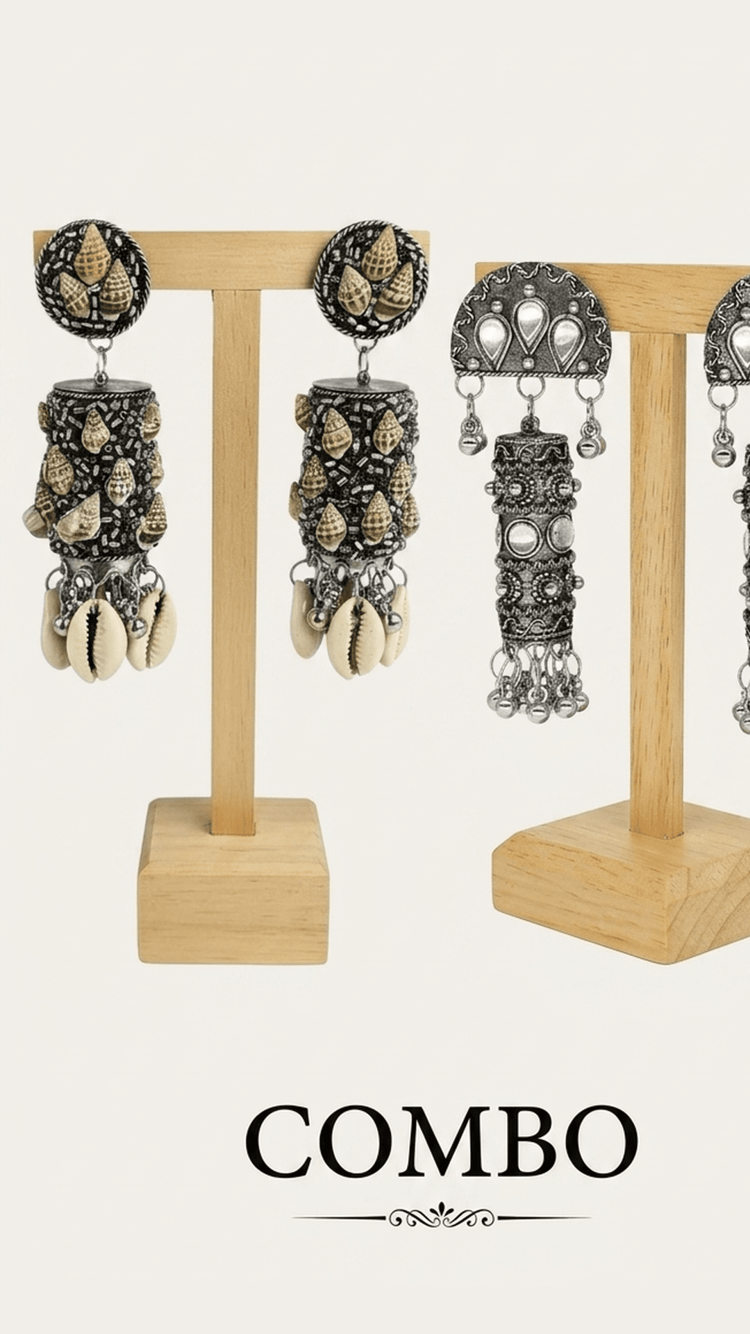 COMBO PACK OF 2 Oxidize jhumka