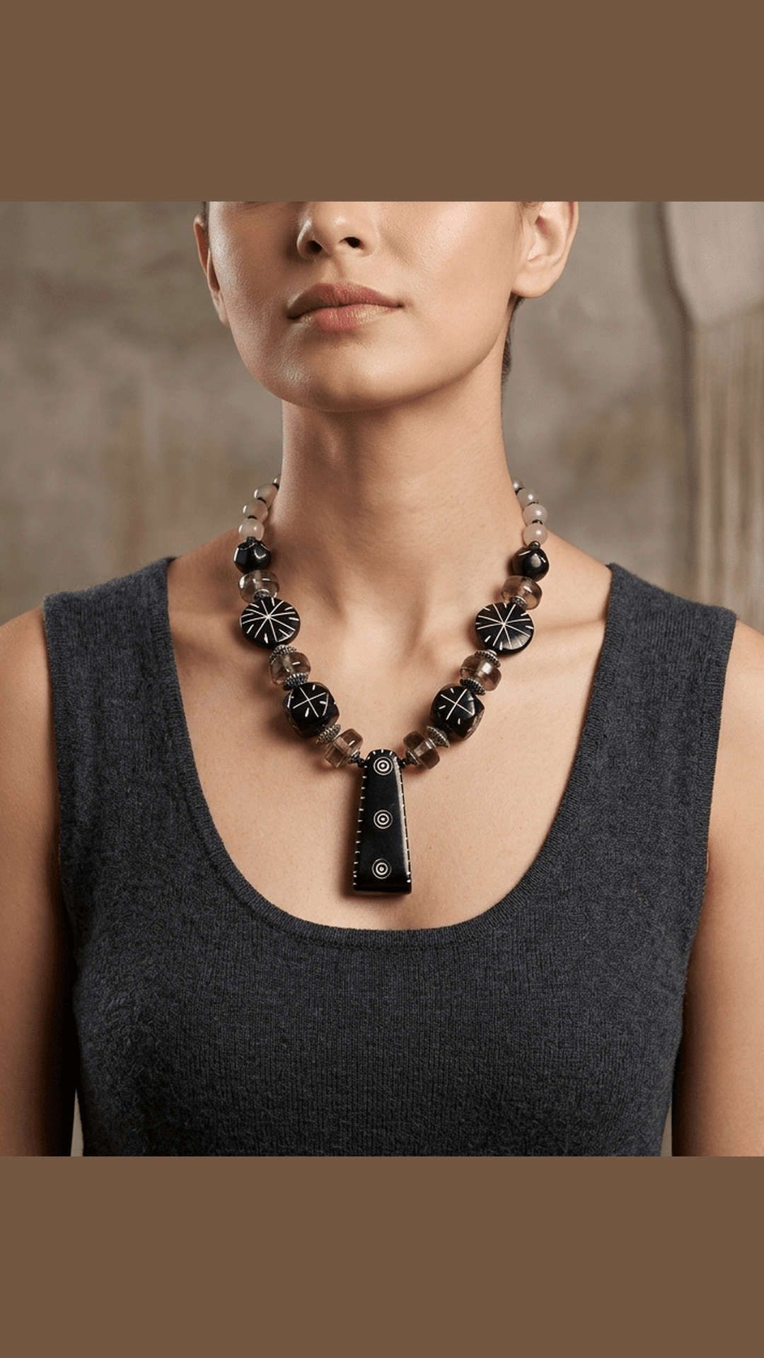The Tribal Orbit Beads Necklace