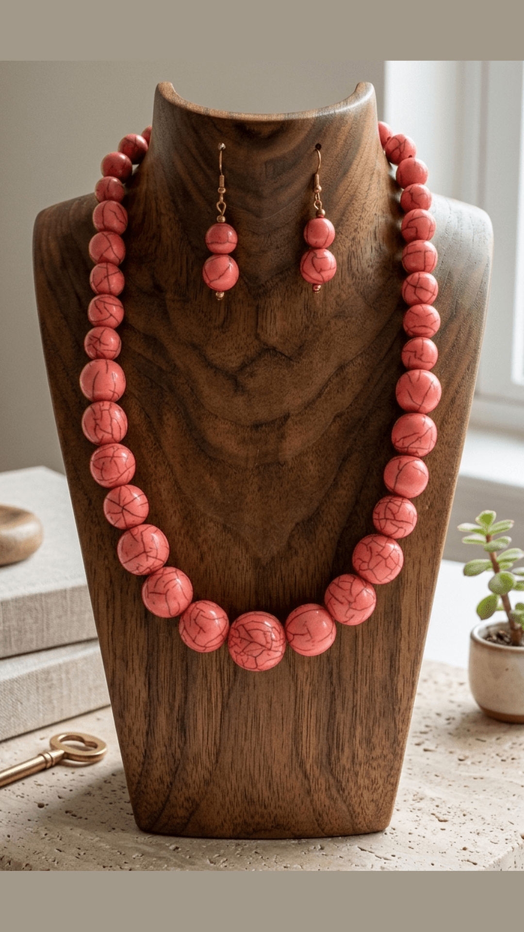 Ball Beaded Pinky Necklace