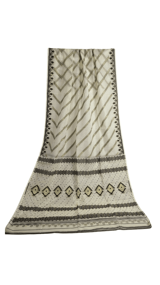 Cotton Soft Dhakai Jamdani Saree