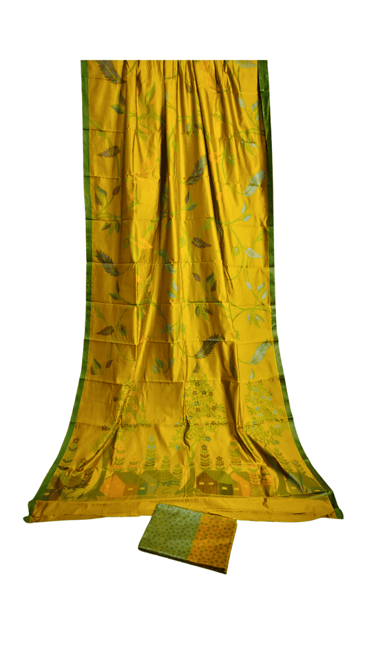 Silet Soft Silk Saree With BP