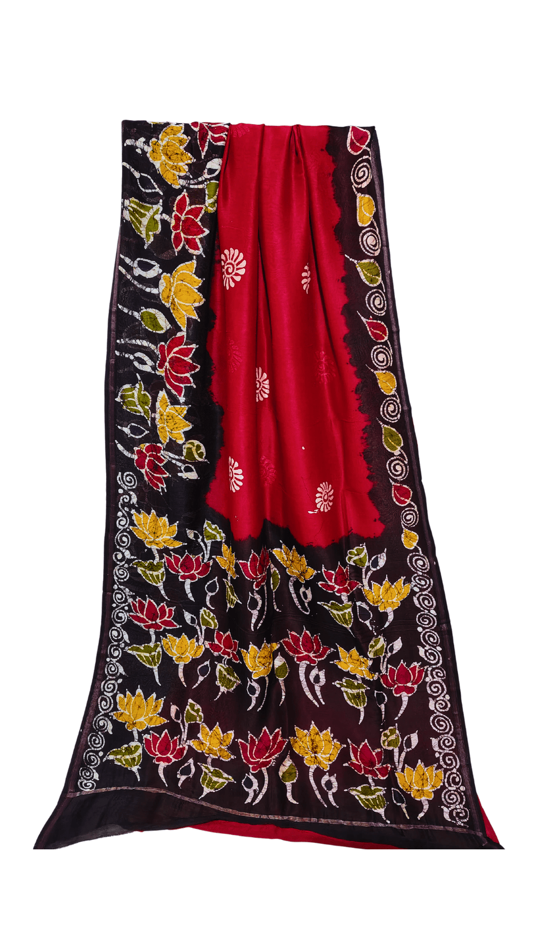 PURE BATIK CHANDERI SILK SAREE