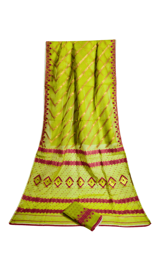 Cotton Soft Dhakai Jamdani Saree