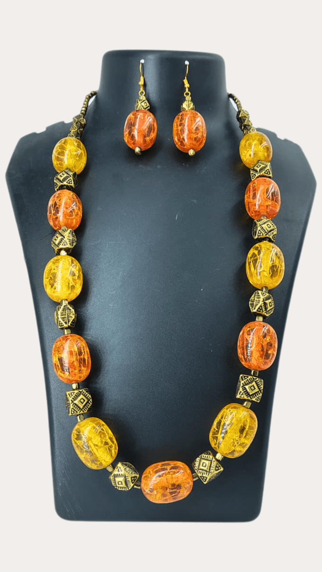 Candy Glass Beads Necklace