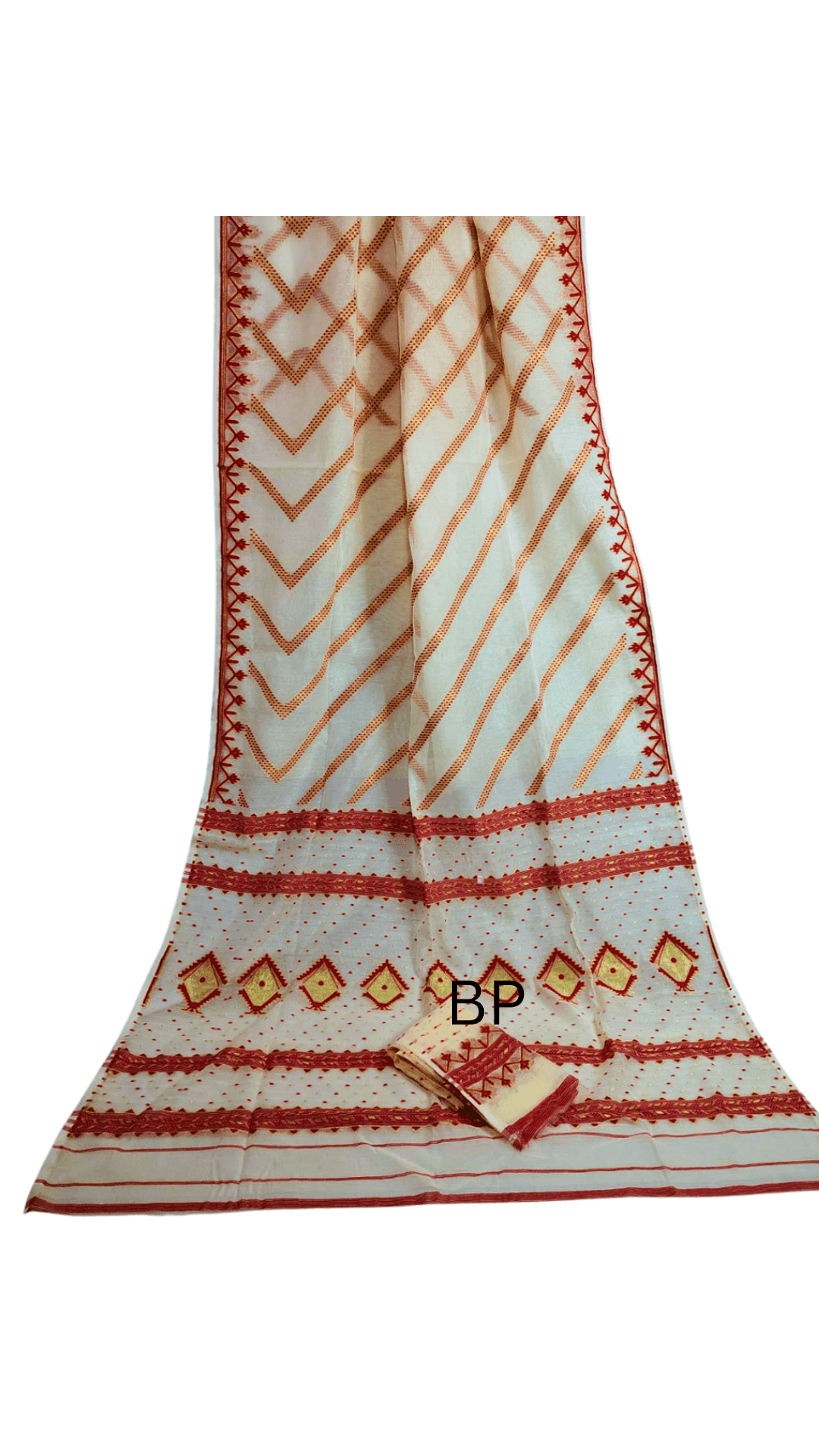 Cotton Soft Dhakai Jamdani Saree