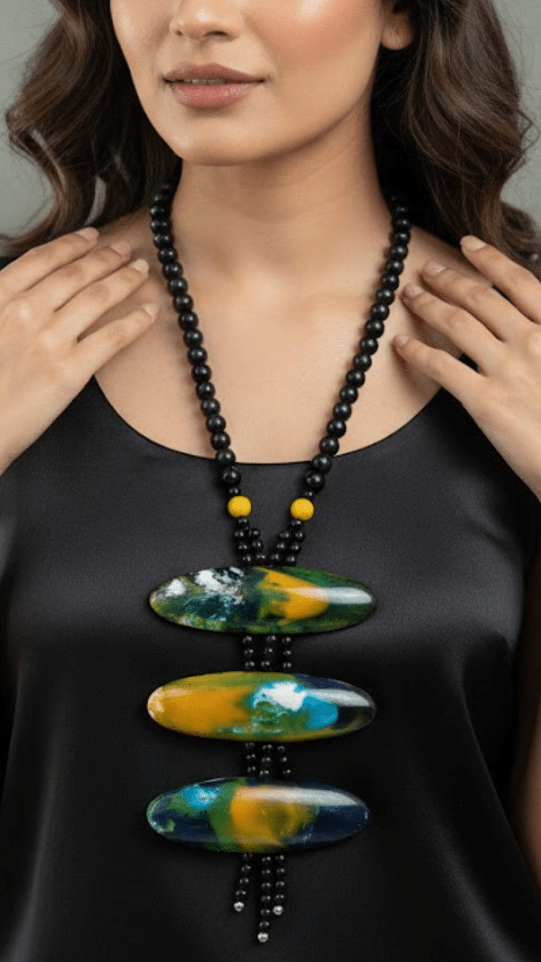 Abstract Horizon Beads Necklace