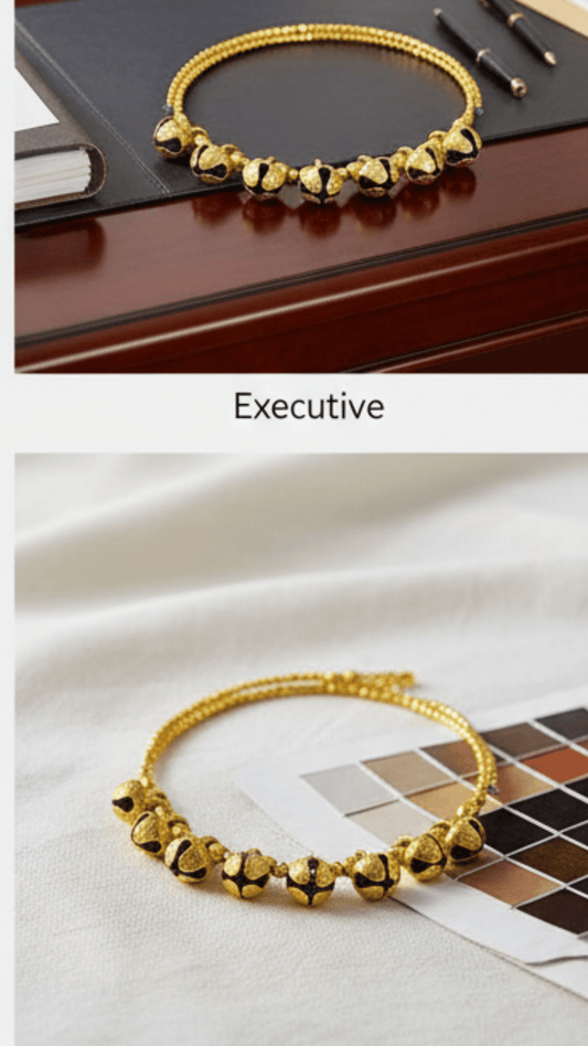 Dokra Ghungroo Hansuli Necklace
