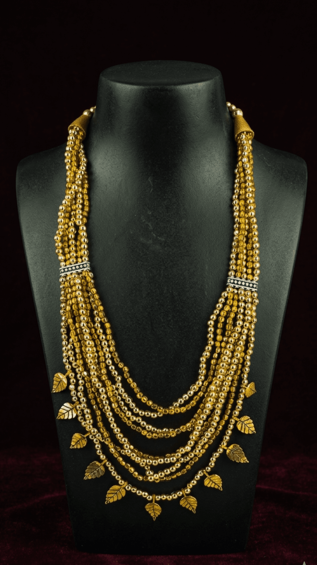 Trib Golen & Silvery Layered Necklace